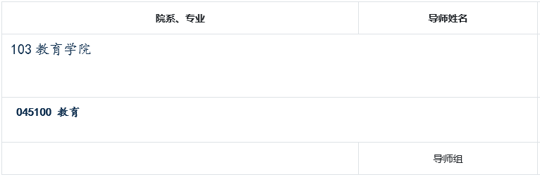 清华大学教育学院2026年教育博士专业学位项目招生目录