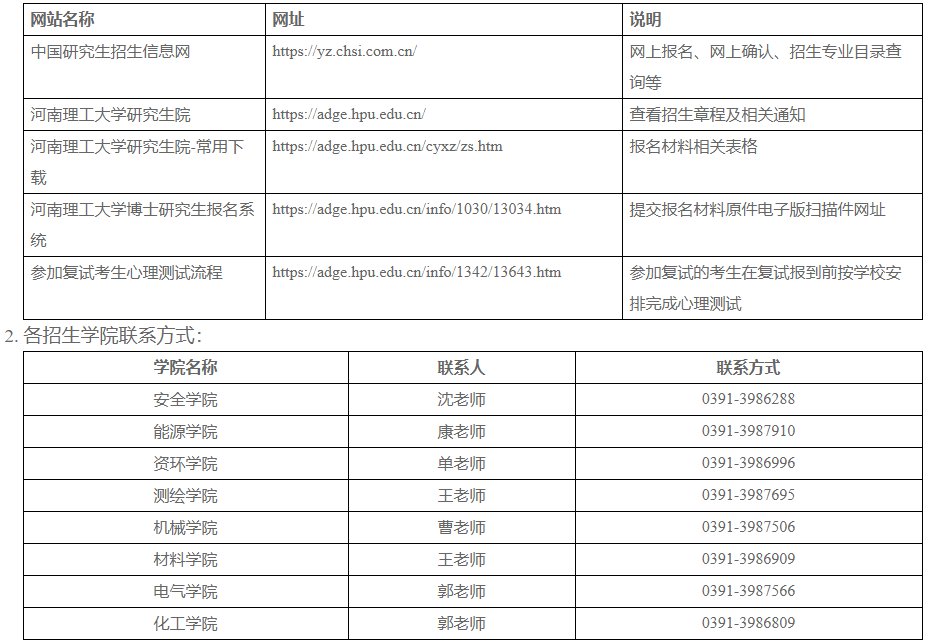 河南理工大学2026年全日制学术型博士研究生招生章程(第二批次)