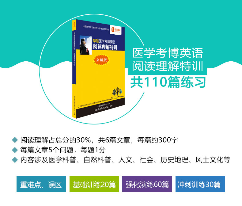 华慧2025年复旦大学考博英语一本通/词汇10000/阅读220篇