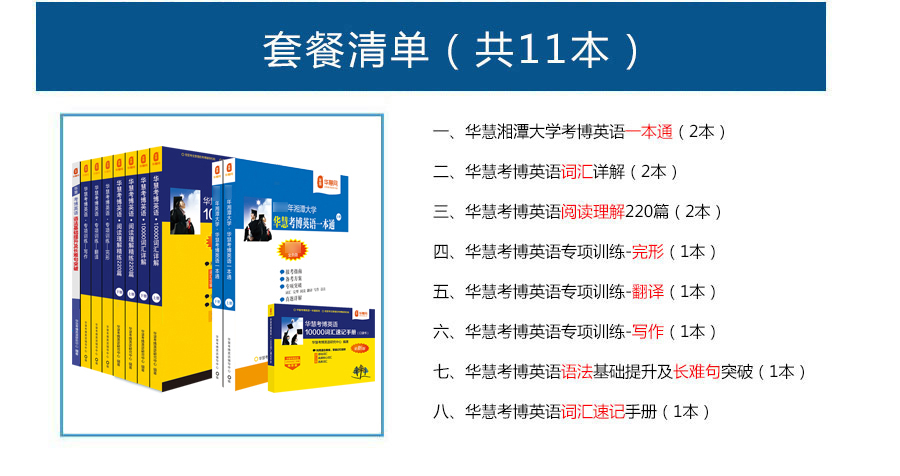 华慧2027年湘潭大学考博英语真题/词汇/阅读/完形/翻译/写作/长难句