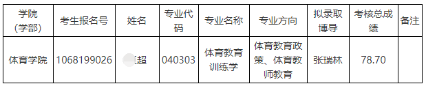云南师范大学2026年递补拟录取博士研究生公告(二)