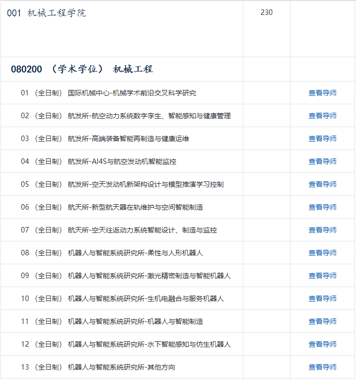2026年考博西安交通大学博士研究生招生专业目录