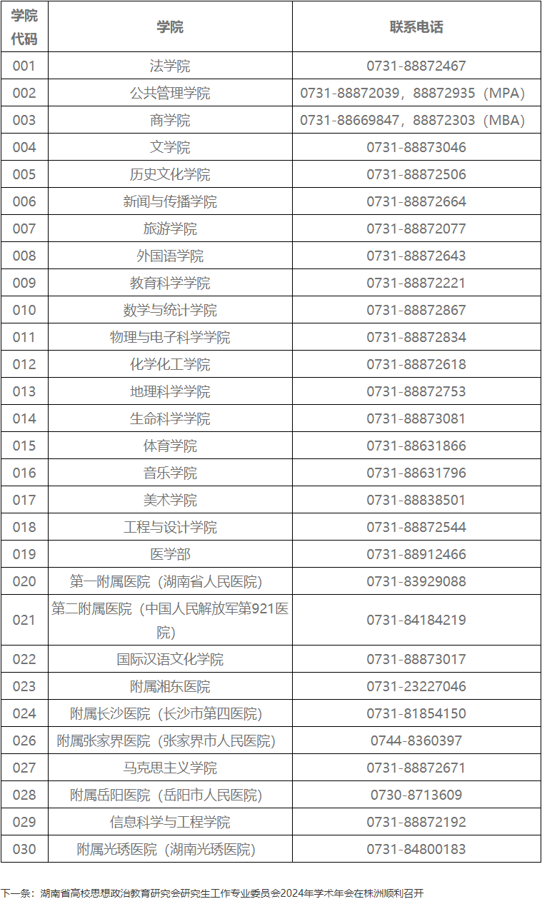 湖南师范大学2025级研究生新生入学须知