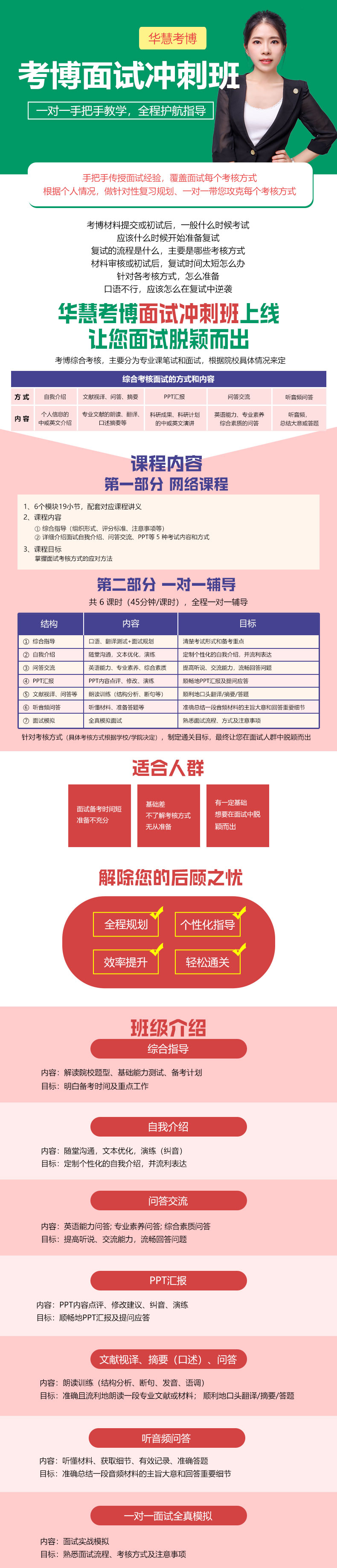 【华慧】电子科技大学2026年考博面试冲刺班 6次一对一辅导 综合考核面试