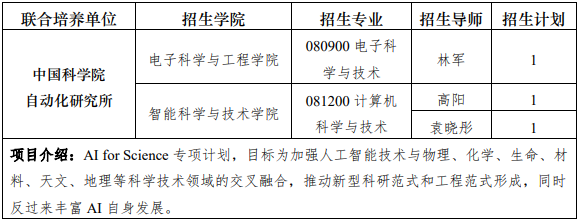 南京大学关于2026年高校与科研机构/实验室联合培养博士研究生专项补充报名工作的通知