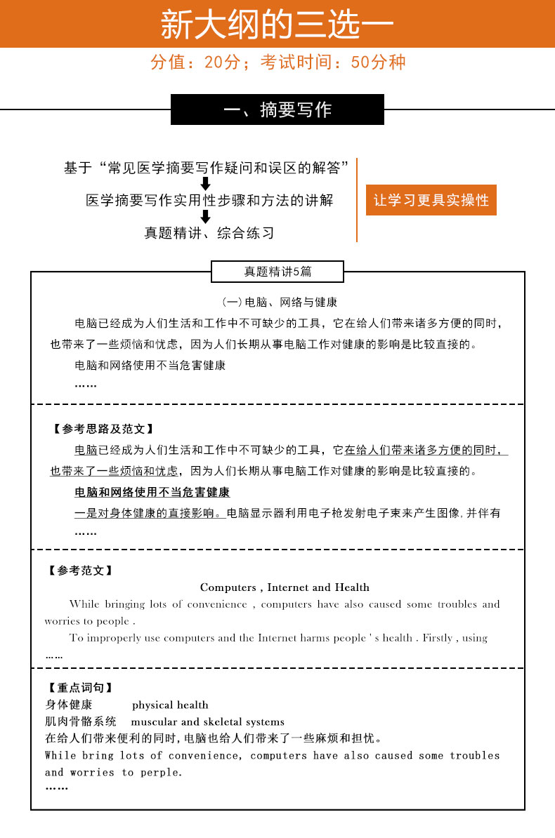 华慧2026年医学统考考博英语写作专项特训