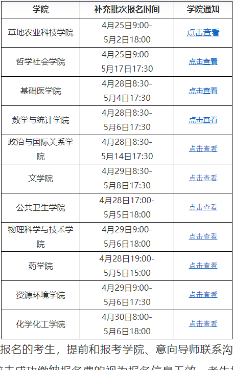 兰州大学关于2026年博士研究生招生补充批次网上报名的通知